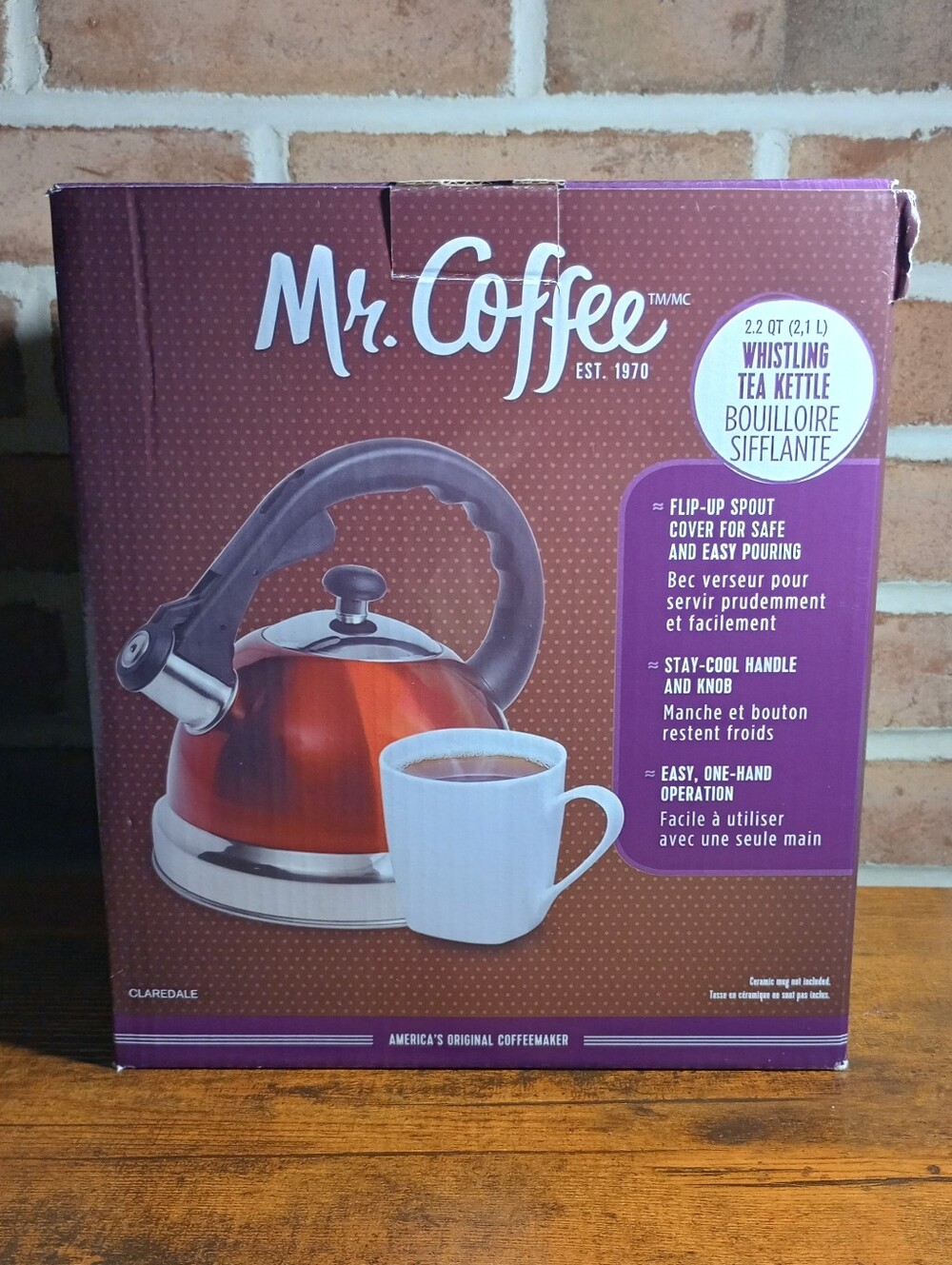 Mr Coffee Whistling Tea Kettle NWT